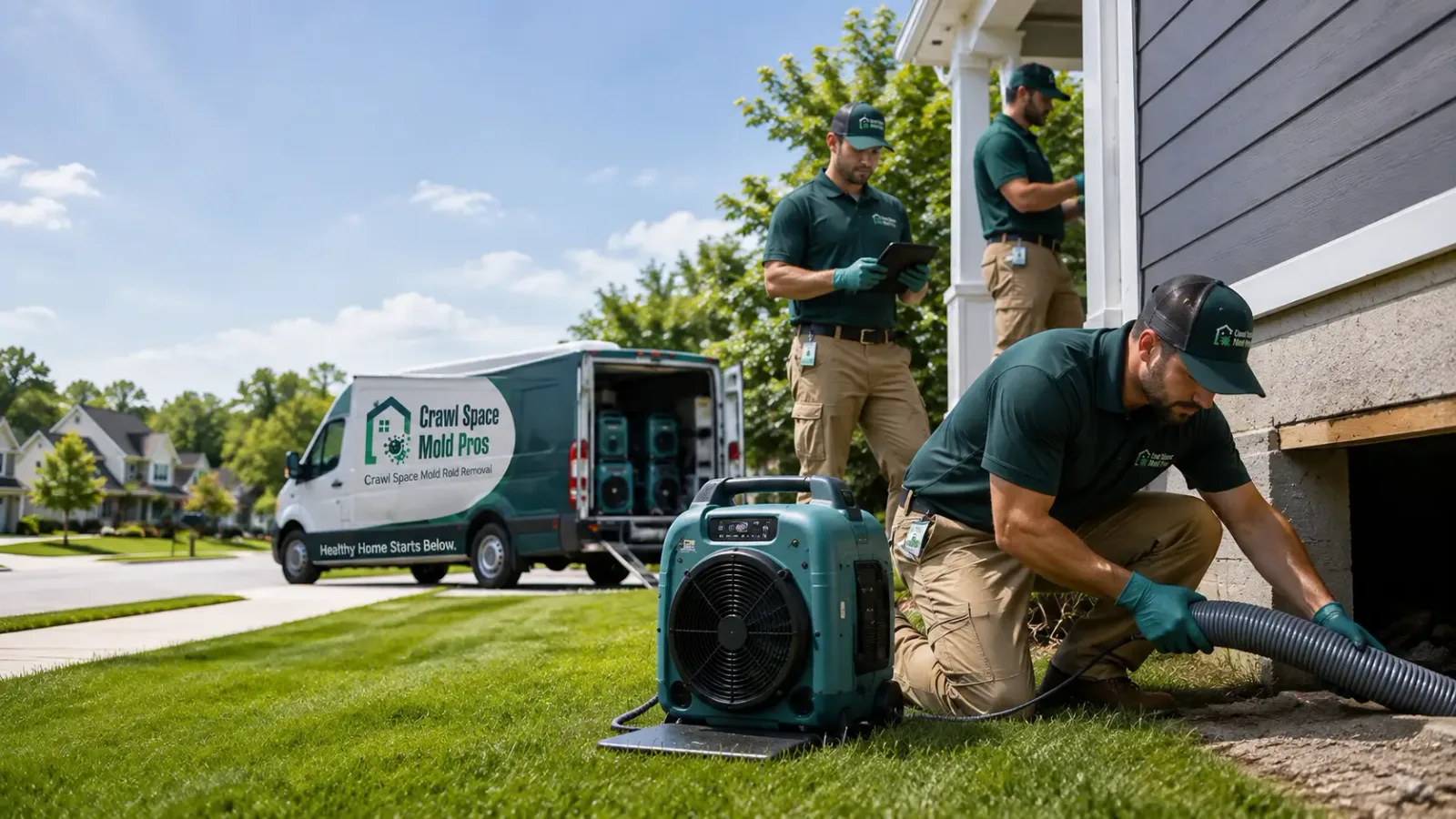Crawl Space Mold Removal in Bascom, FL